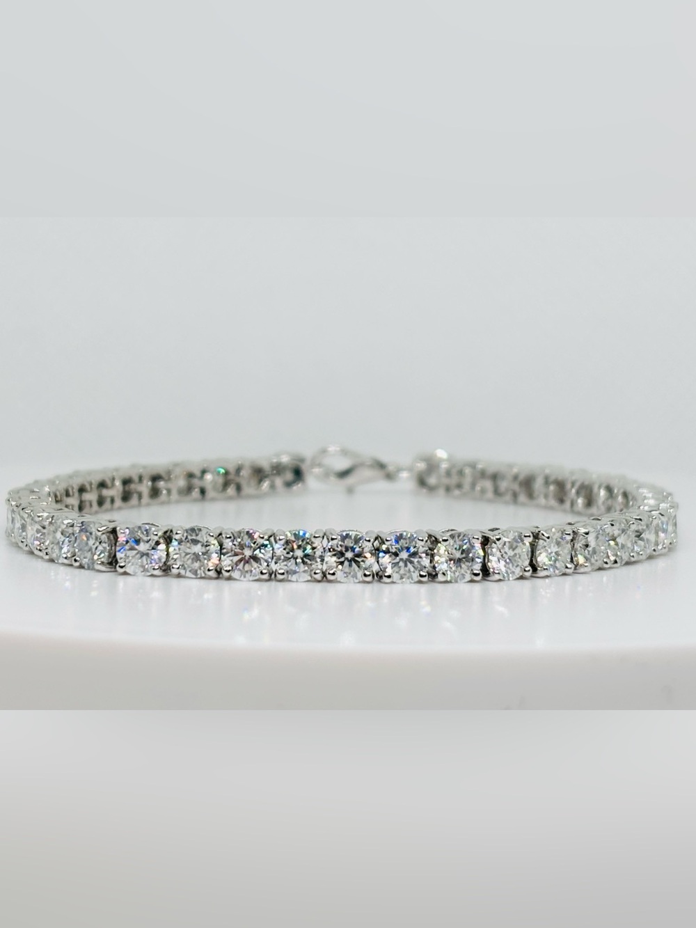 9ct MOISSANITE Bracelet 7”